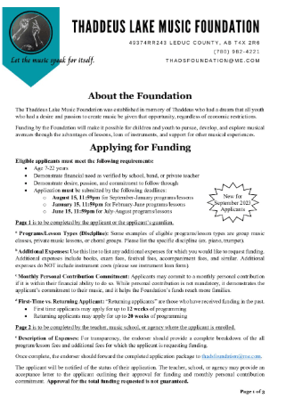 Funding Form